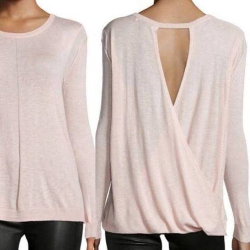 HALSTON HERITAGE Drape Back Sweater - Picture 13 of 13